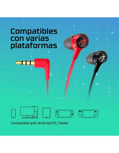 HyperX Auriculares en la nube II color rojo