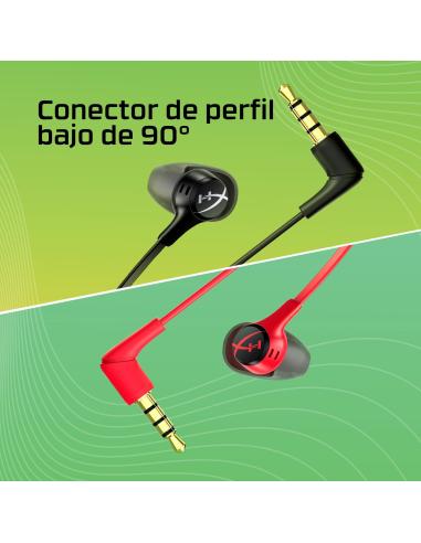 HyperX Cloud EarBuds II Auriculares Gaming Intraurales con Micrófono Negros