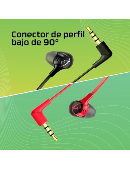 HyperX Cloud EarBuds II Auriculares Gaming Intraurales con Micrófono Negros
