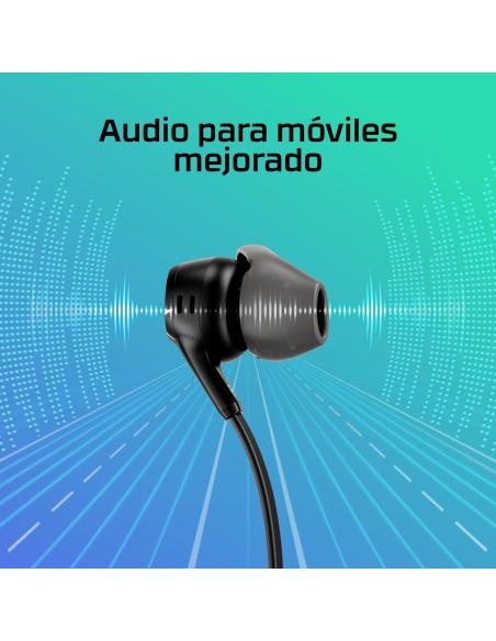 HyperX Cloud EarBuds II Auriculares Gaming Intraurales con Micrófono Negros