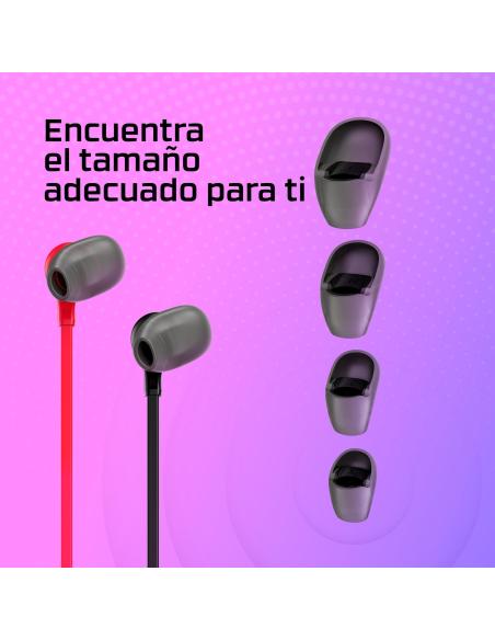 HyperX Cloud EarBuds II Auriculares Gaming Intraurales con Micrófono Negros