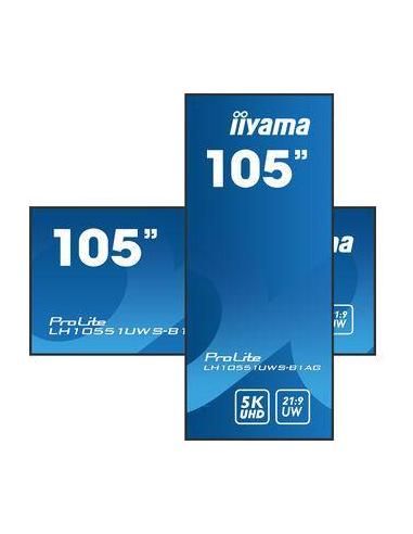 iiyama ProLite LH10551UWS-B1AG 105" Pantalla Interactiva LED UltraWide Full HD