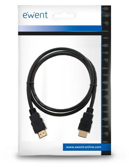 EWENT EC1319 Cable HDMI v2.1 de Ultra Alta Velocidad Ethernet 8K 60HZ 1.5M