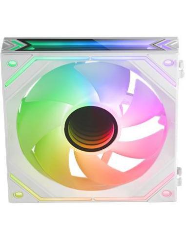 Mars Gaming MF-LINKFINITYW PWM ARGB 120mm Ventilador Suplementario Blanco