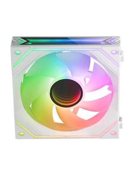 Mars Gaming MF-LINKFINITYW PWM ARGB 120mm Ventilador Suplementario Blanco