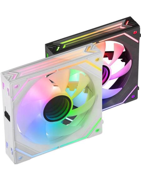 Mars Gaming MF-LINKFINITYW PWM ARGB 120mm Ventilador Suplementario Blanco
