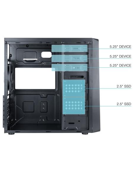TooQ TQC-5701U3C-B USB 3.2 Negra