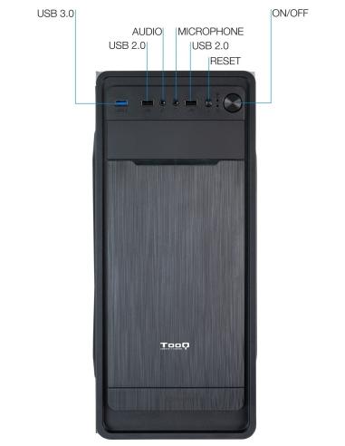 TooQ TQC-5701U3C-B USB 3.2 Negra