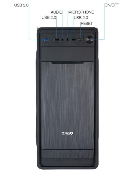 TooQ TQC-5701U3C-B USB 3.2 Negra
