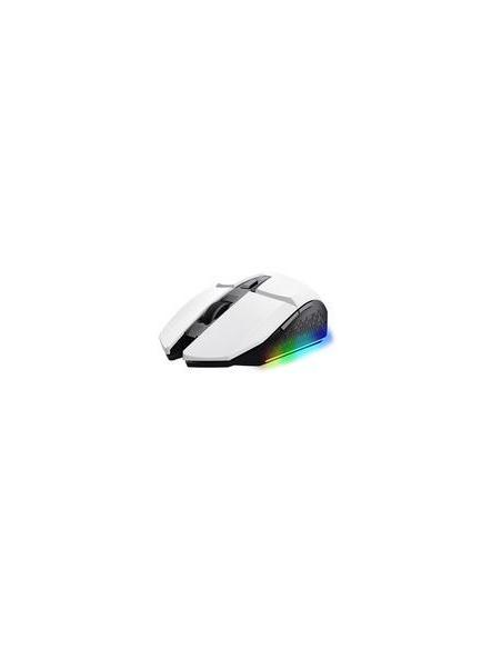 Trust GXT 110 FELOX Ratón Gaming Inalámbrico Iluminado 4800 DPI Blanco