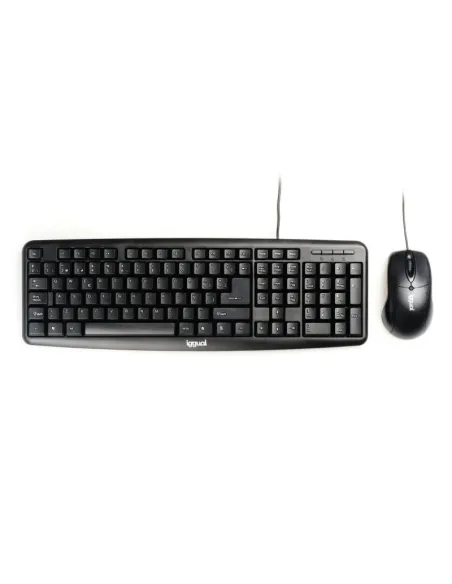 Iggual IGG316795 COM-CK-BASIC Combo Teclado y Ratón Negro