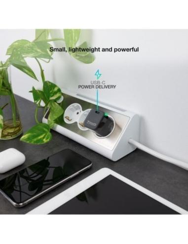 TooQ TQWC-PD20 Cargador de Pared 20 W USB-C Negro