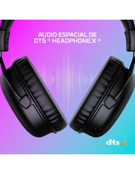 HyperX Cloud II Core Auriculares Gaming Inalámbricos DTS Negro/Rojo
