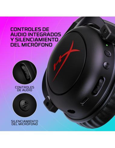 HyperX Cloud II Core Auriculares Gaming Inalámbricos DTS Negro/Rojo