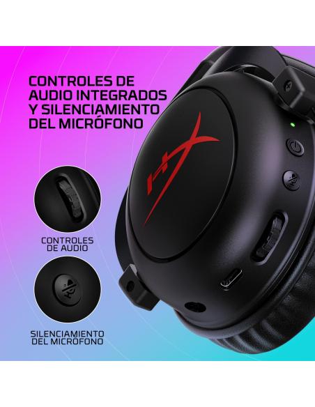 HyperX Cloud II Core Auriculares Gaming Inalámbricos DTS Negro/Rojo