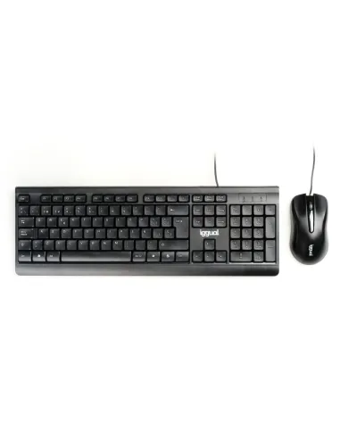 Iggual IGG317617 CMK-BUSINESS Combo Teclado y Ratón Negro