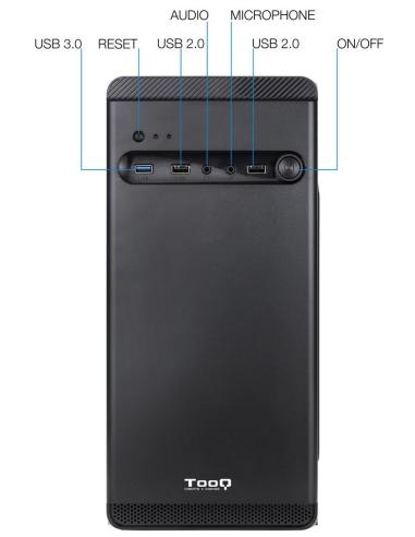 TooQ TQC-4702U3C-B USB 3.2 Negra