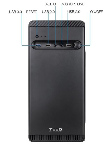 TooQ TQC-4702U3C-B USB 3.2 Negra