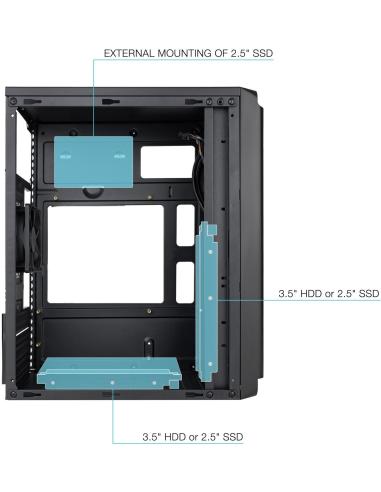 TooQ TQC-4702U3C-B USB 3.2 Negra