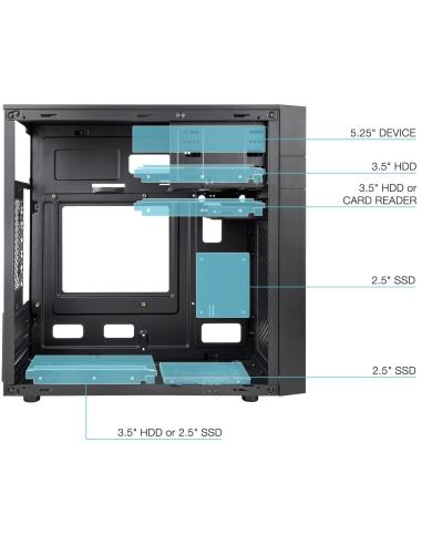 TooQ TQC-4701U3C-B USB 3.2 Negra