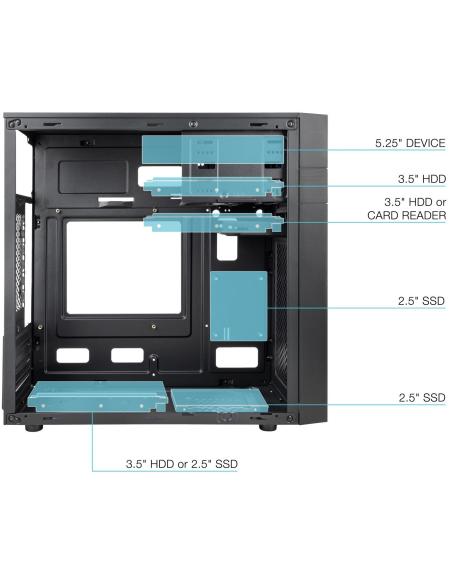 TooQ TQC-4701U3C-B USB 3.2 Negra