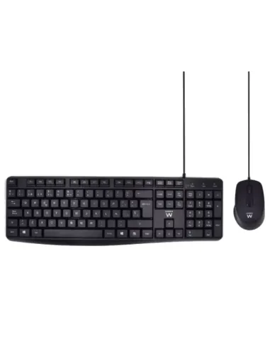 Ewent EW3006 Combo Teclado y Mouse con Escritura Silenciosa