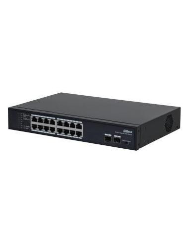 Dahua Poe PFS3218-16GT-135 Switch L2 16 Puertos Gigabit PoE