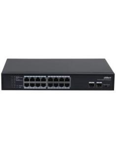 Dahua Poe PFS3218-16GT-135 Switch L2 16 Puertos Gigabit PoE-1371240