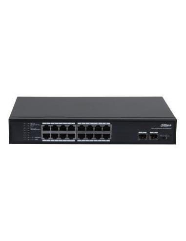 Dahua Poe PFS3218-16GT-135 Switch L2 16 Puertos Gigabit PoE
