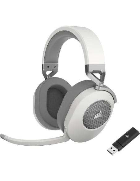 Corsair HS65 Wireless V2 Auriculares Gaming Inalámbricos 7.1 Blancos