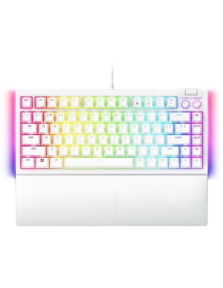 Razer BlackWidow V4 75% Teclado Mecánico Gaming Blanco