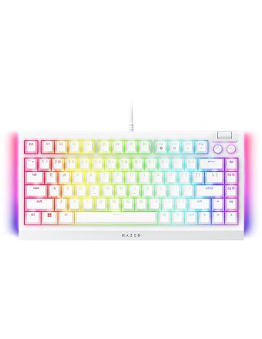 Razer BlackWidow V4 75% Teclado Mecánico Gaming Blanco