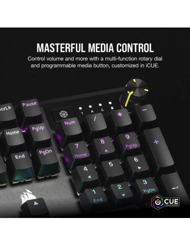 Corsair K70 Core RGB Teclado Mecánico Gaming USB-A MLX Red Negro