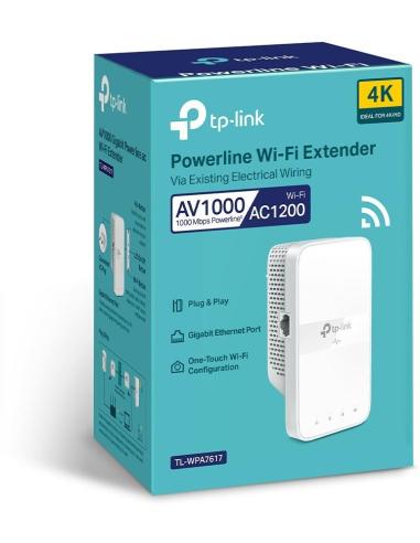 TP-Link TL-WPA7617 PLC PowerLine Red Eléctrica AV1000 WiFi