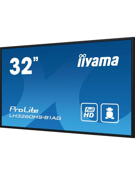 iiyama ProLite LH3260HS-B1AG 32" Pantalla Interactiva VA FullHD Negro