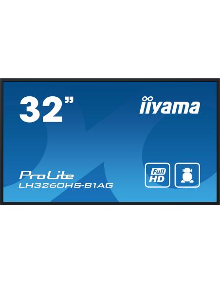 iiyama ProLite LH3260HS-B1AG 32" Pantalla Interactiva VA FullHD Negro