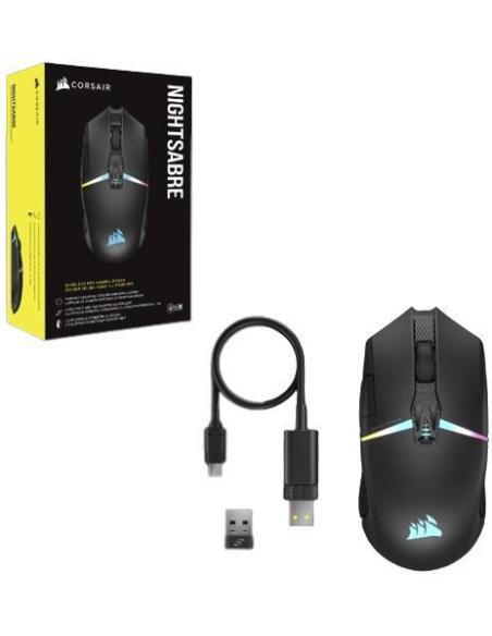 Corsair NightSabre Ratón Inalámbrico 26000 DPI