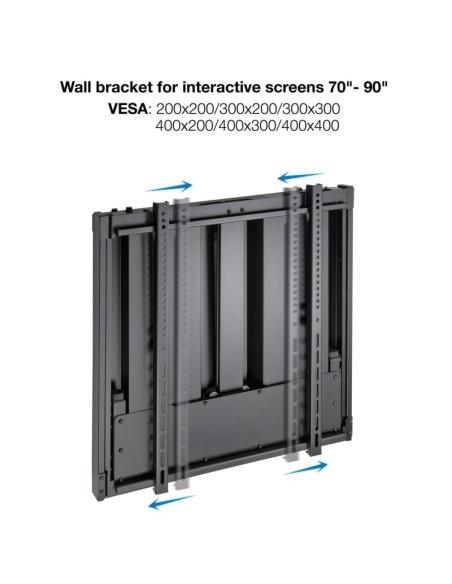TooQ LPHA7090 Píxel Soporte de Pared para Pantallas Interactivas Regulables para TV 70"-90" VESA 800x600 Máx