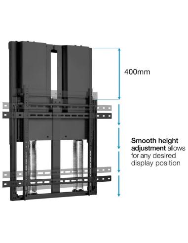 TooQ LPHA7090 Píxel Soporte de Pared para Pantallas Interactivas Regulables para TV 70"-90" VESA 800x600 Máx