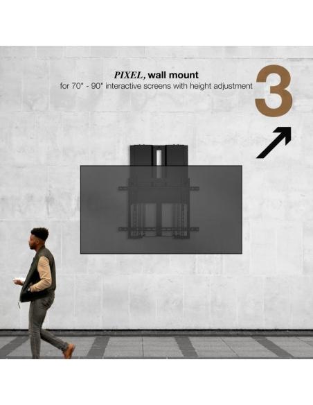 TooQ LPHA7090 Píxel Soporte de Pared para Pantallas Interactivas Regulables para TV 70"-90" VESA 800x600 Máx
