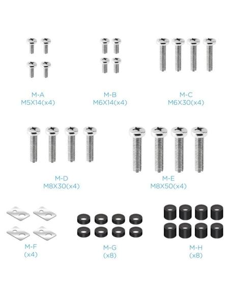 TooQ LPHA7090 Píxel Soporte de Pared para Pantallas Interactivas Regulables para TV 70"-90" VESA 800x600 Máx