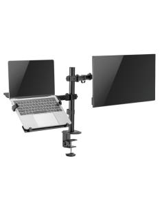 Ewent EW1519 Soporte para Monitor/TV hasta 32" y Ordenador Portátil hasta 15.6" Negro-1370355