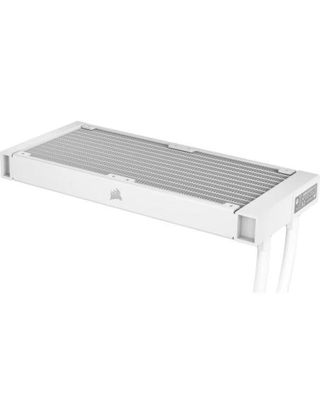 Corsair iCUE H100i ELITE RGB Kit de Refrigeración Líquida 240mm Blanca