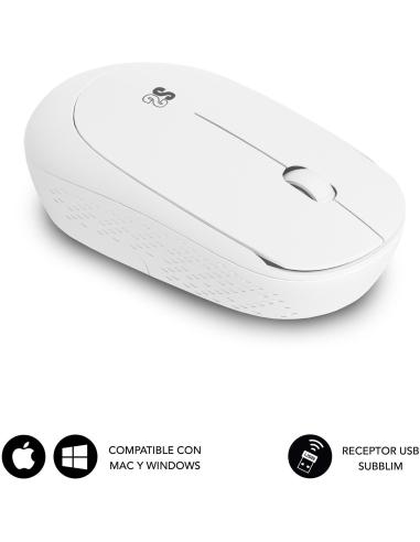 Subblim Harmony Pack Ratón Inalámbrico + Alfombrilla Gaming XL Púrpura