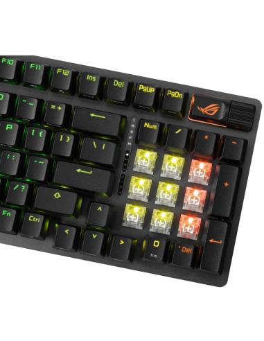ASUS Strix Scope II 96 Wireless Teclado Mecánico Gaming Inalámbrico RGB Switches ROG NX Snow & Storm
