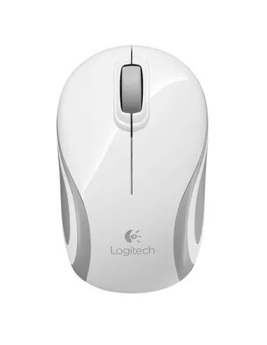 Logitech M187 Ratón Inalámbrico Mini Blanco