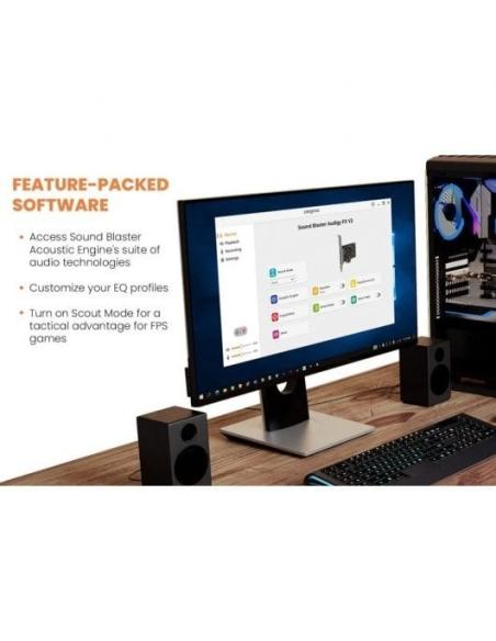 Creative Sound Blaster Audigy Fx V2 Tarjeta de Sonido Interna PCI-e