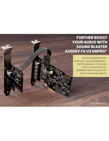Creative Sound Blaster Audigy Fx V2 Tarjeta de Sonido Interna PCI-e