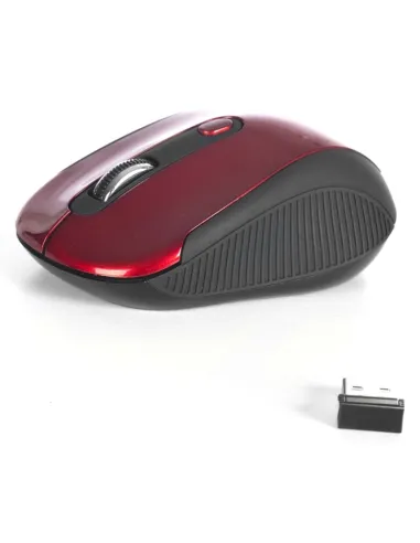 NGS HAZE Ratón Inalámbrico 800/1600 DPI Rojo