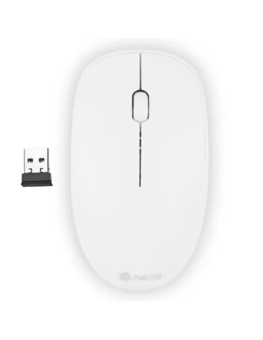 NGS FOG Ratón Inalámbrico 1000 DPI Blanca